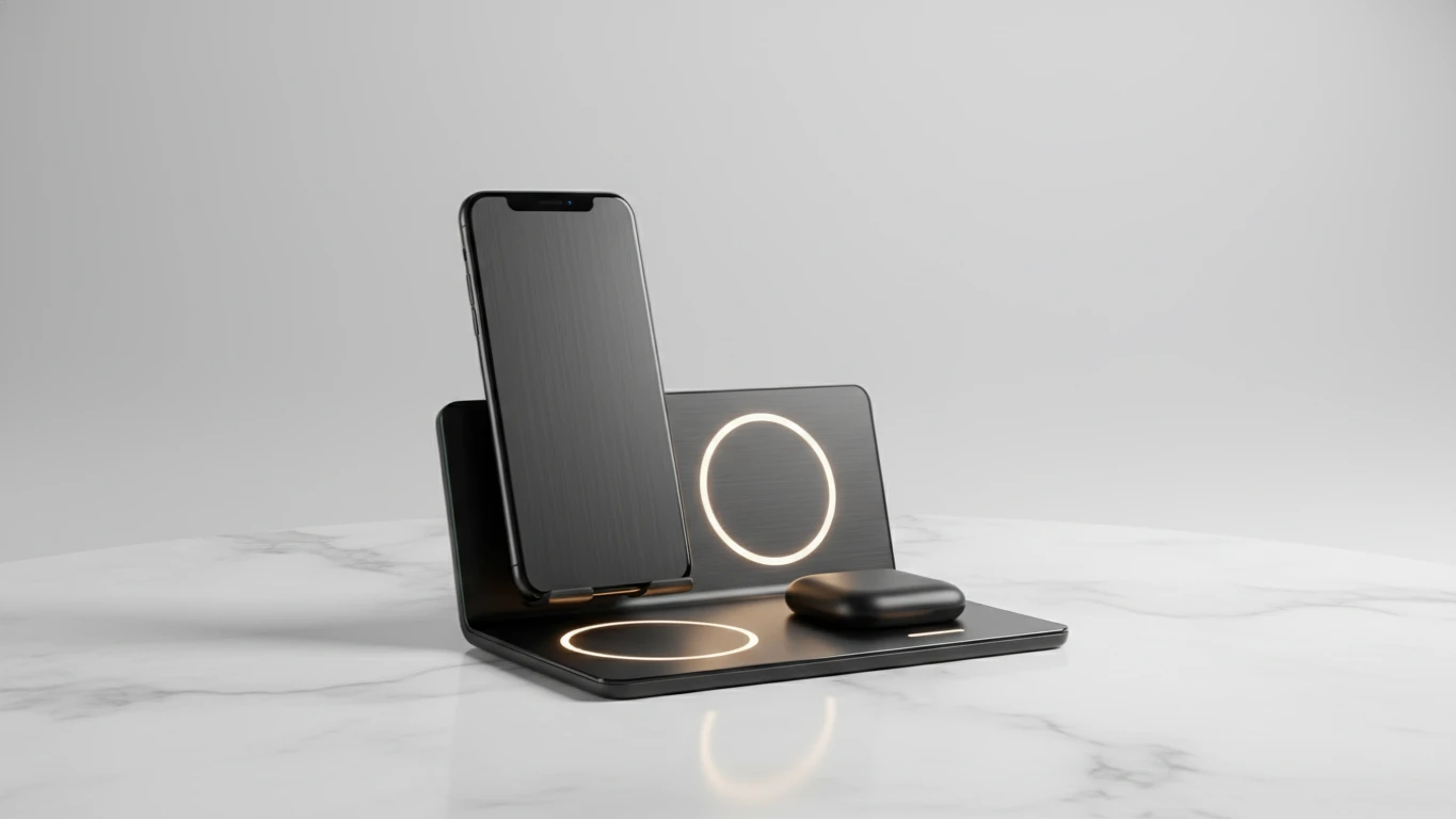 Estação de Carregamento sem Fio 3 em 1