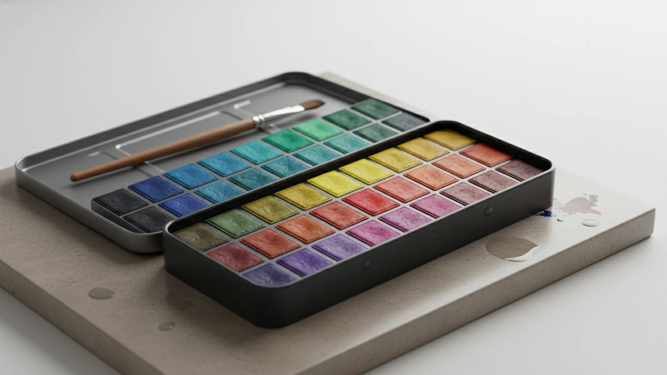 Estojo de Aquarela Profissional