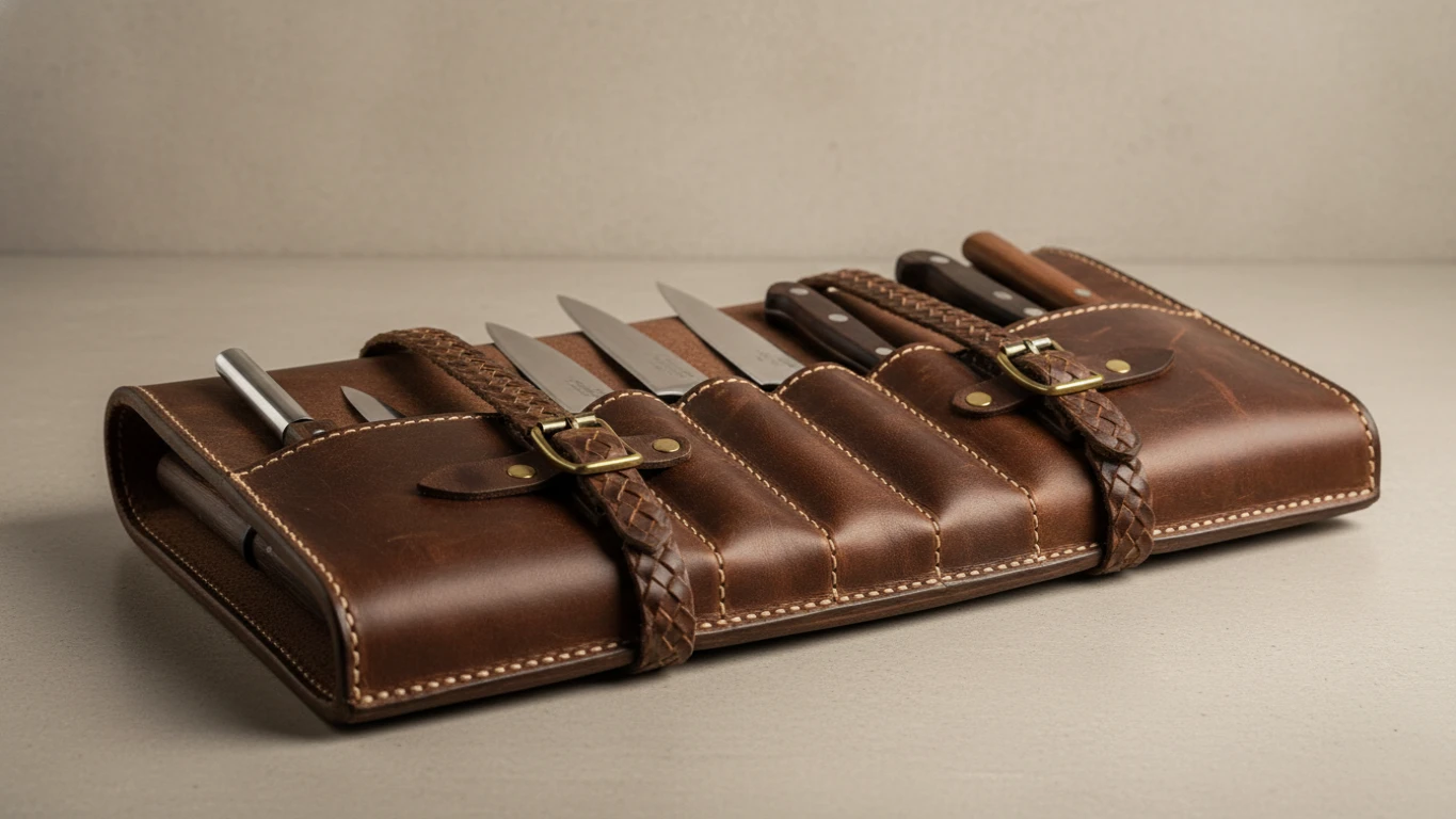 Estojo de Couro para Facas