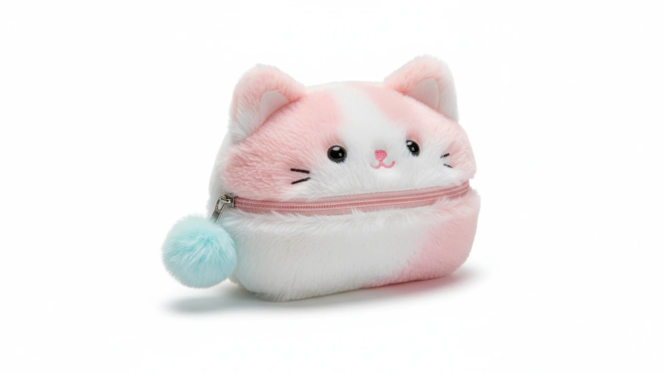 Estojo de Pelúcia Kawaii