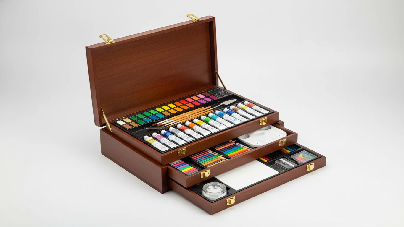 Estojo de Pintura Artística Completo