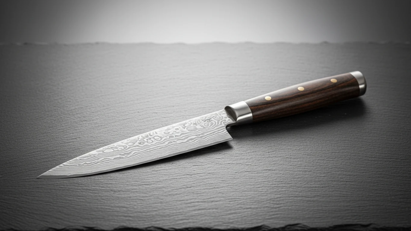 Faca Santoku de Estilo Japonês Artesanal