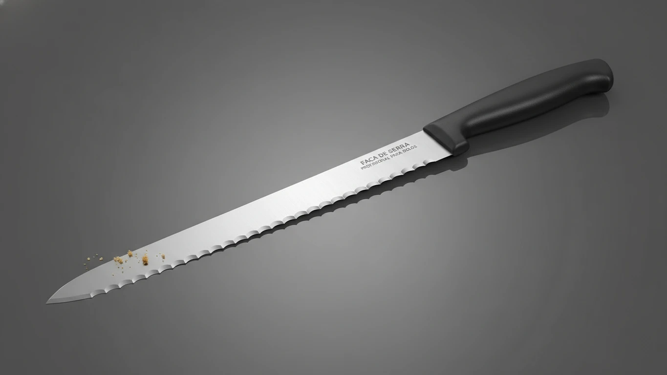 Faca de Serra Profissional para Bolos