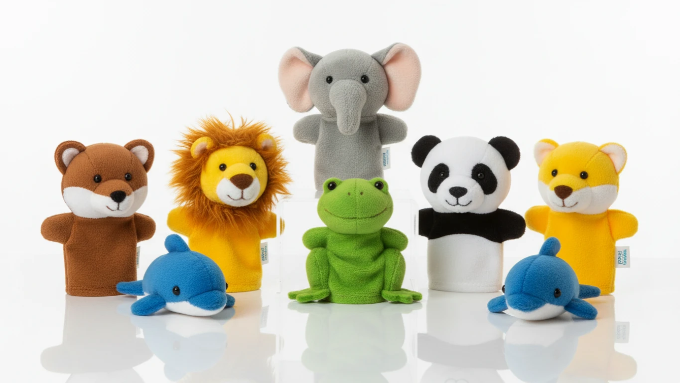 Fantoches de Dedo com Temas de Animais