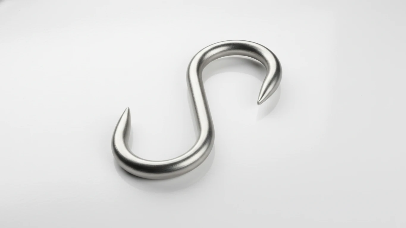Gancho de Carne em Aço Inox