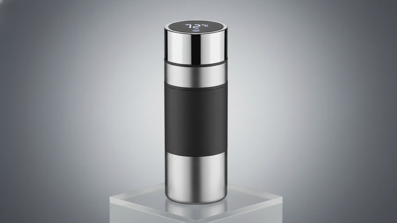 Garrafa Térmica Digital com Sensor de Temperatura