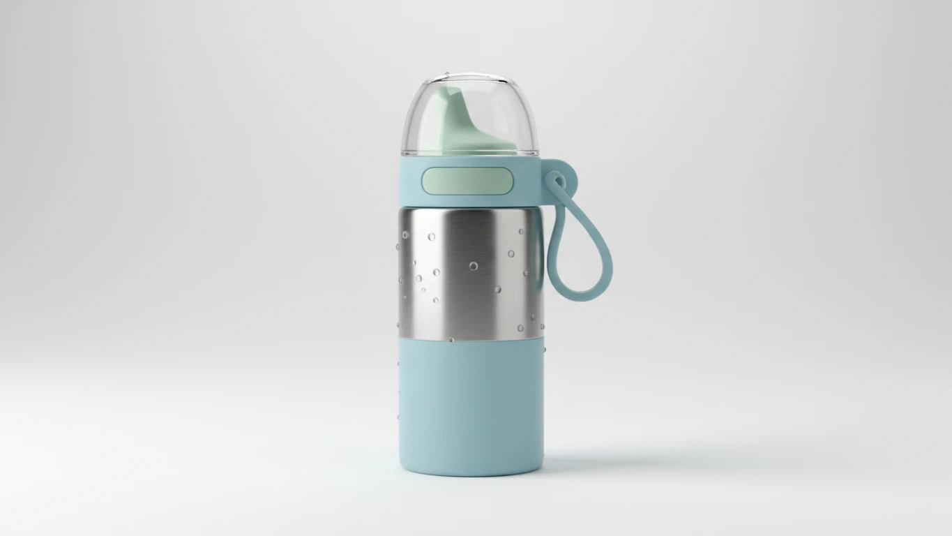 Garrafa Térmica Infantil com Bico de Silicone