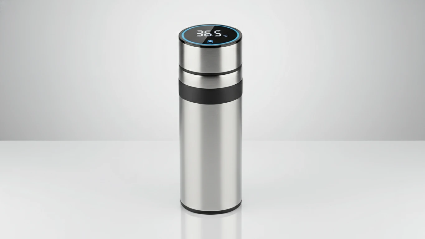 Garrafa Térmica Inteligente com Display Digital