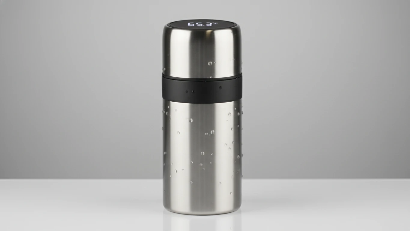 Garrafa Térmica com Display de Temperatura