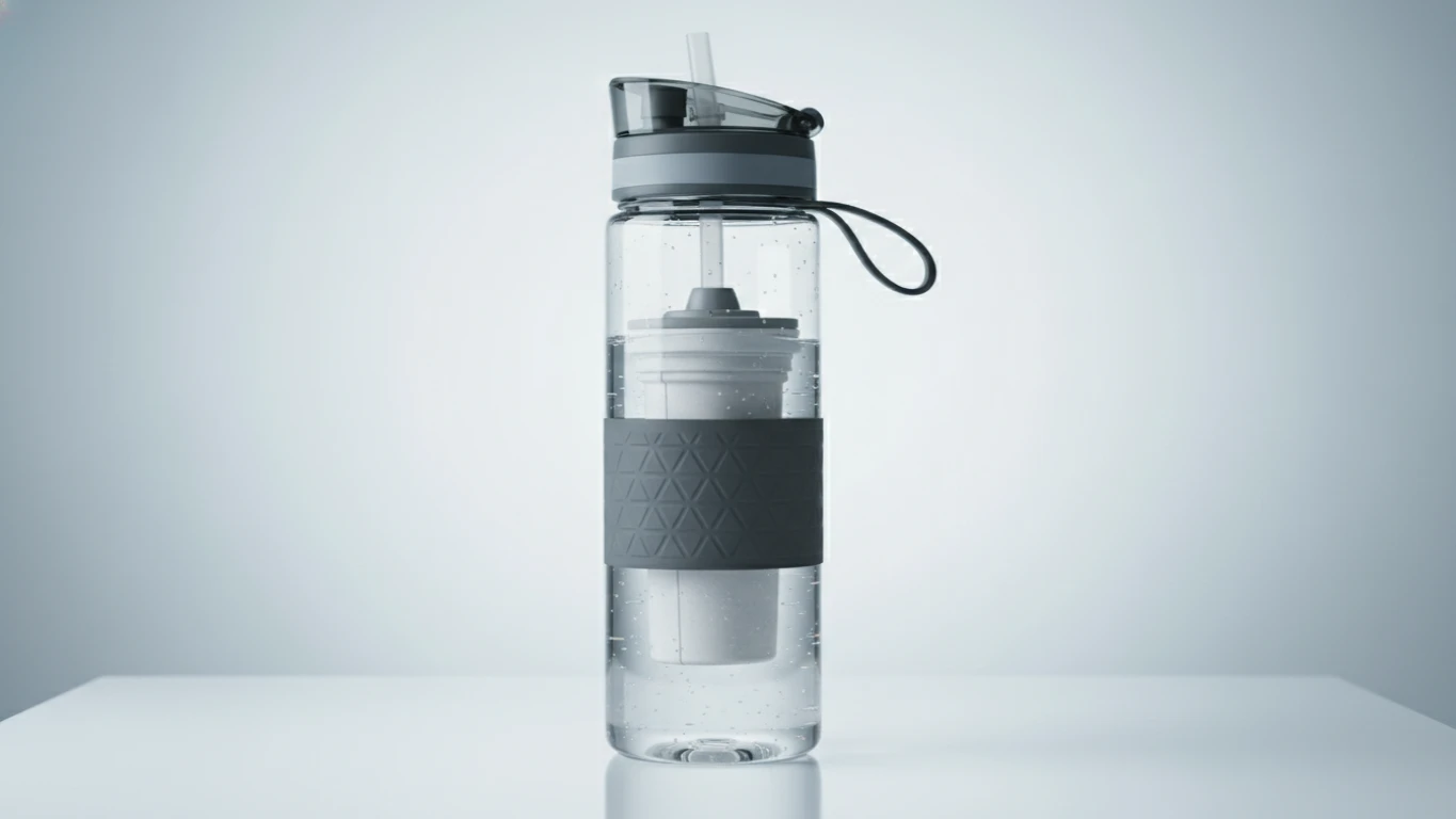 Garrafa de Água com Sistema de Filtragem