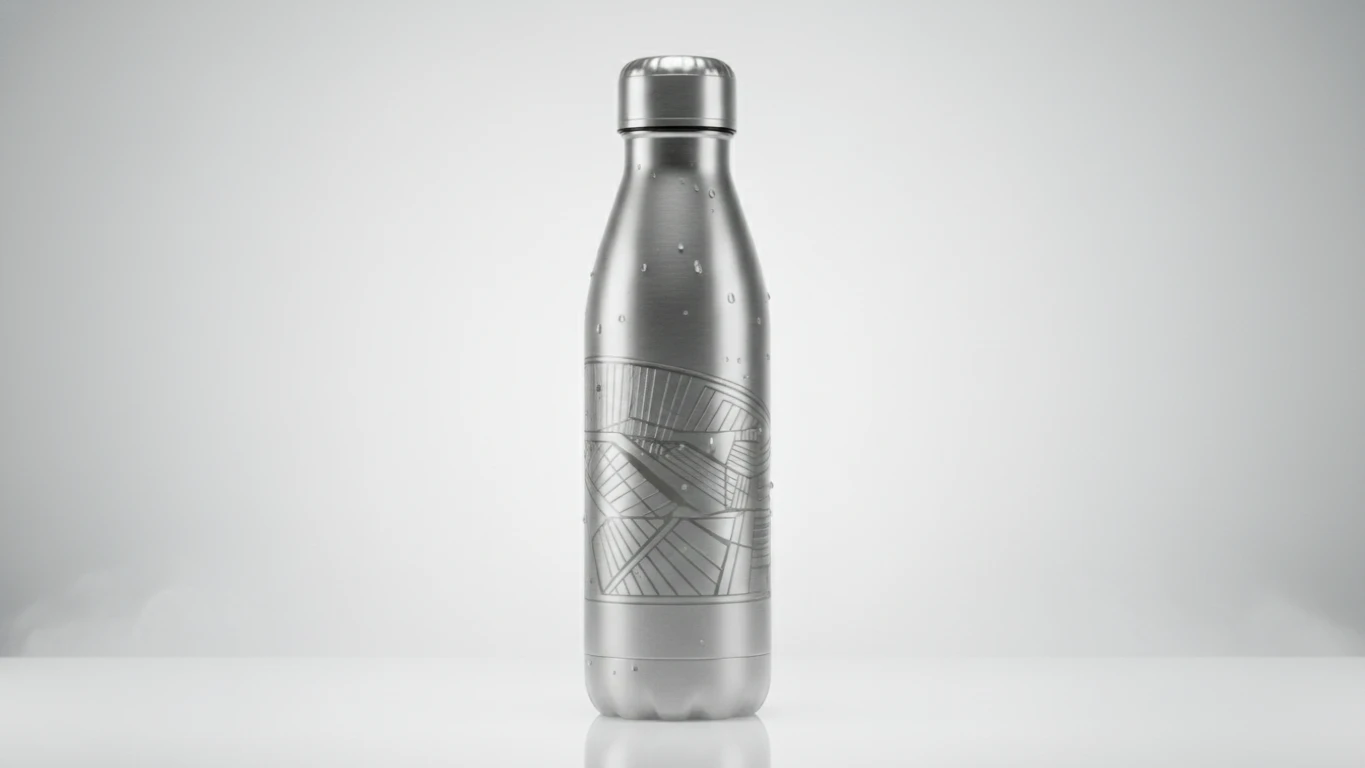 Garrafa de Inox com Gravação a Laser