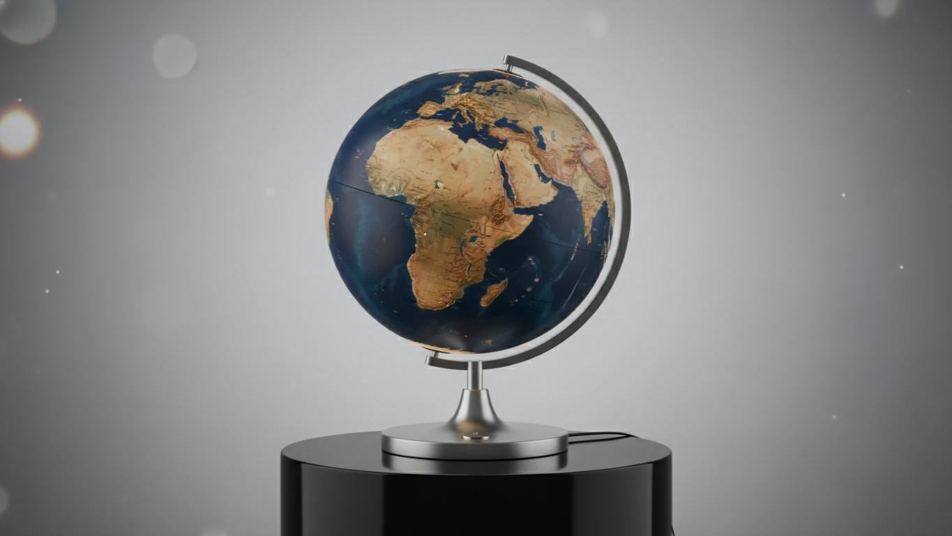 Globo Terrestre Iluminado de Mesa