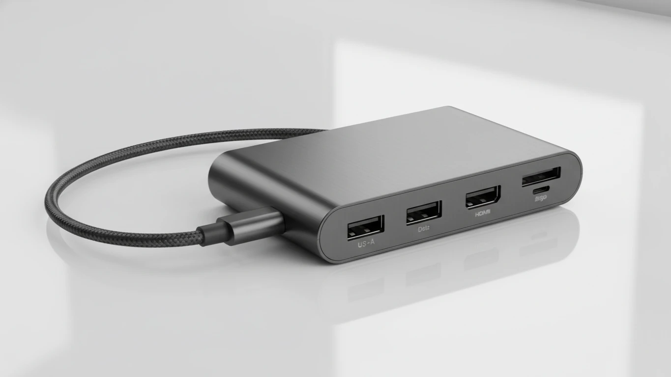 Hub USB-C Multifuncional com 7 Portas