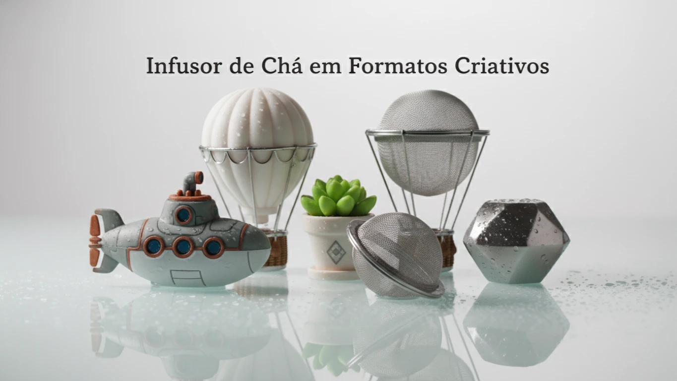 Infusor de Chá em Formatos Criativos
