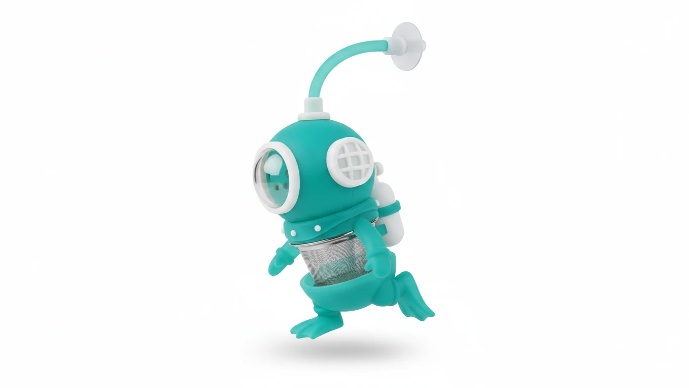 Infusor de Chá em Silicone Criativo