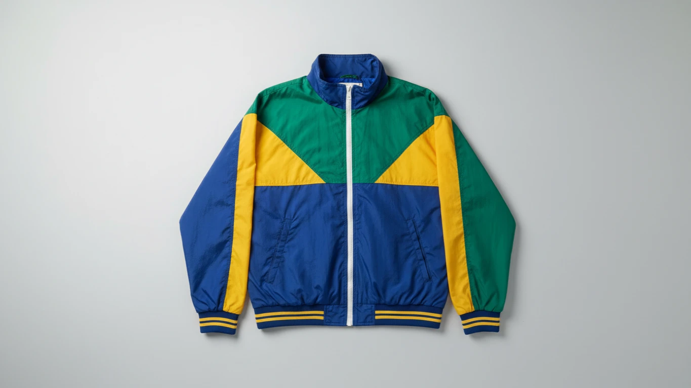 Jaqueta Corta-Vento Retrô