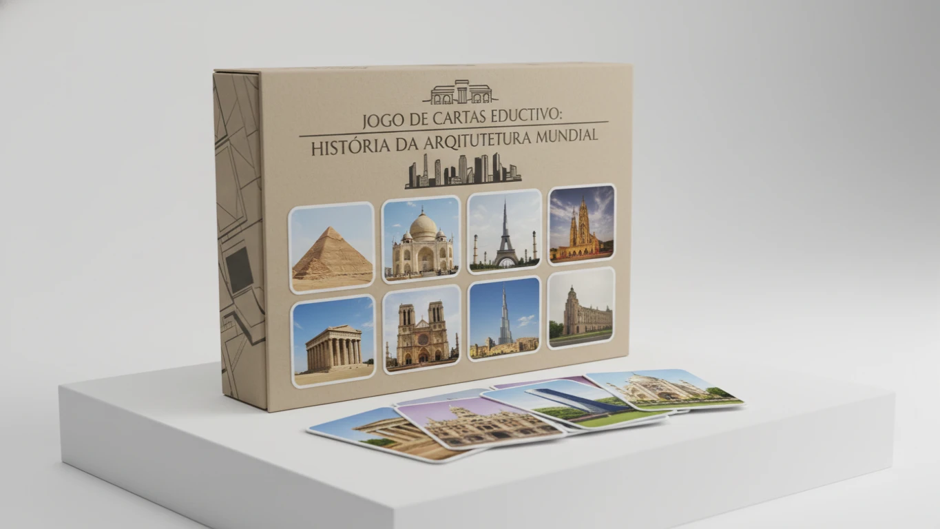 Jogo de Cartas Educativo: História da Arquitetura Mundial