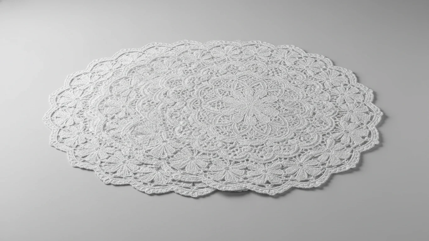 Jogo de Guardanapos em Renda Renascença