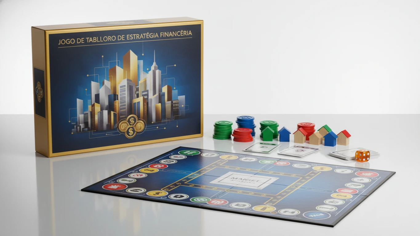 Jogo de Tabuleiro de Estratégia Financeira