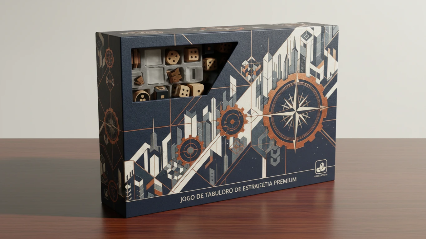 Jogo de Tabuleiro de Estratégia Premium