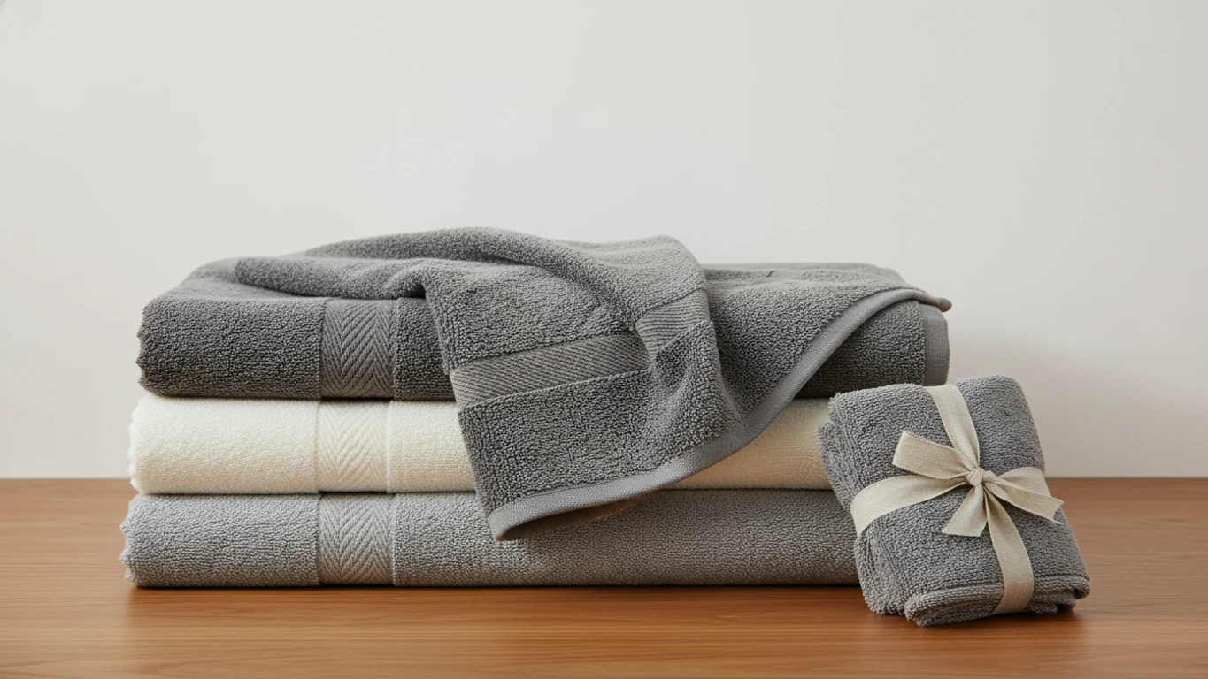 Jogo de Toalhas de Banho de Alto Padrão