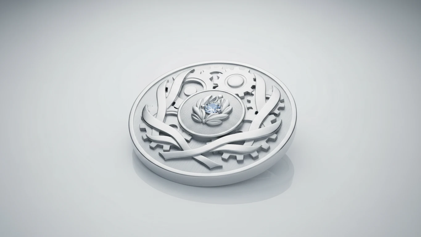 Joia Comemorativa em Prata