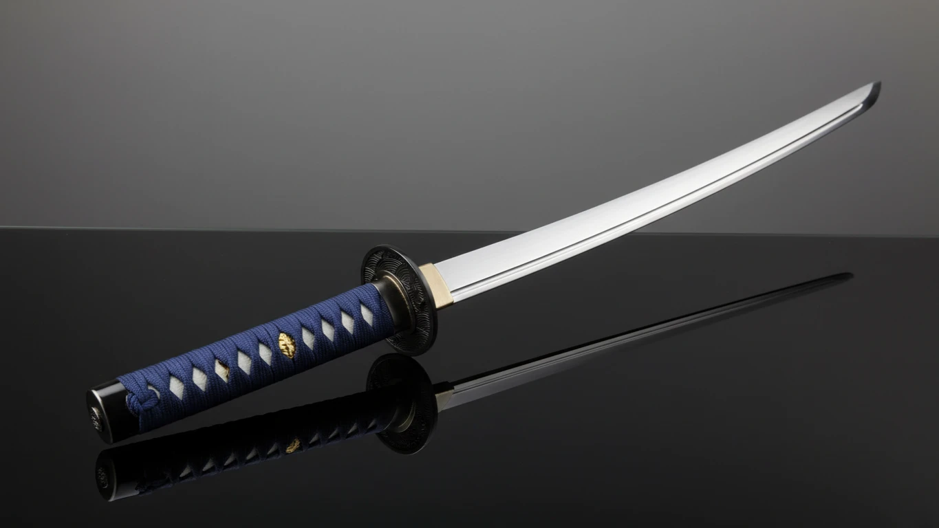 Katana Decorativa de Aço Inoxidável