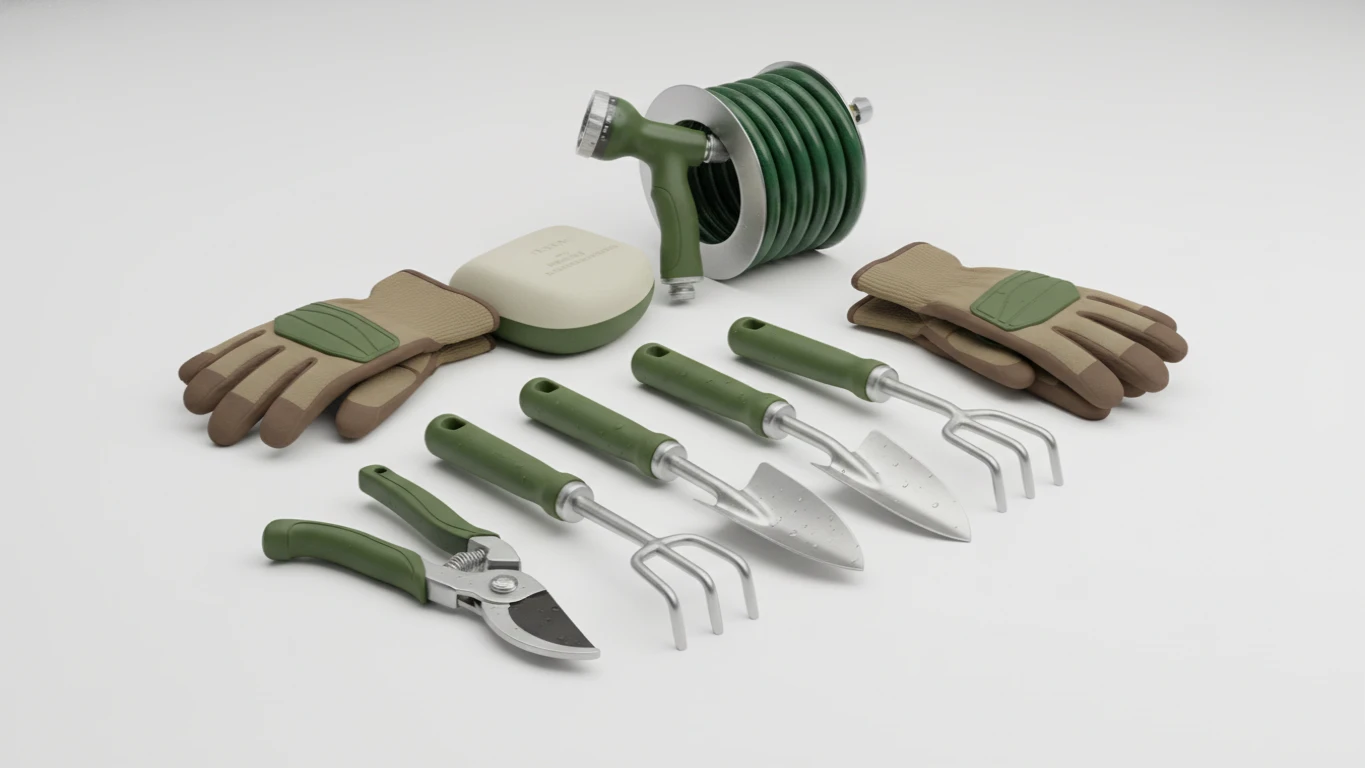 Kit Completo de Jardinagem Ergonômica