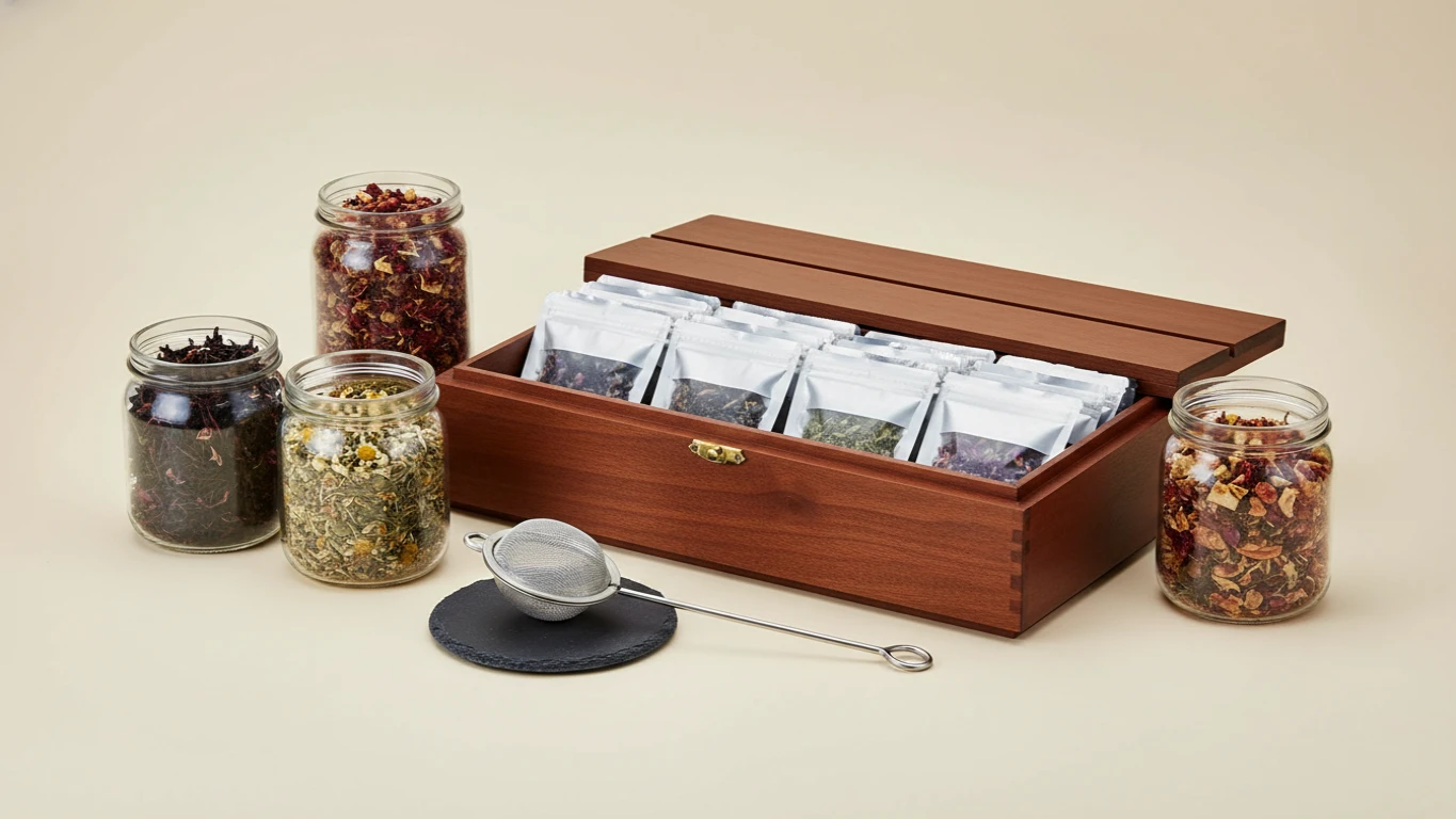 Kit Gourmet de Chás Importados com Infusor