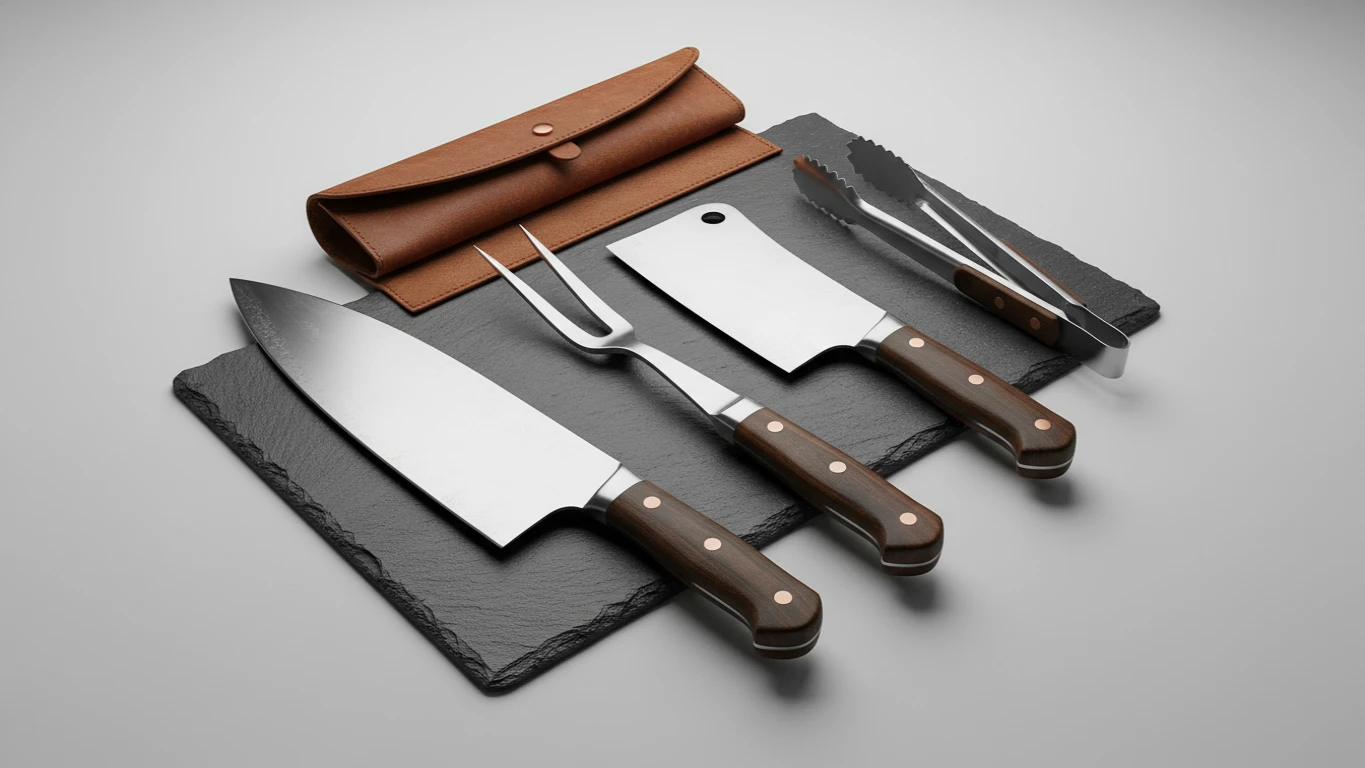Kit Profissional de Cutelaria para Churrasco