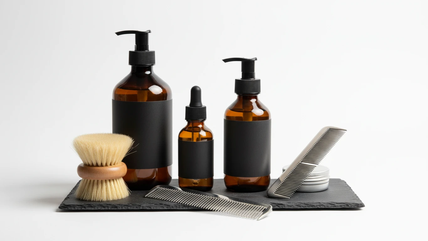Kit Profissional para Cuidado da Barba