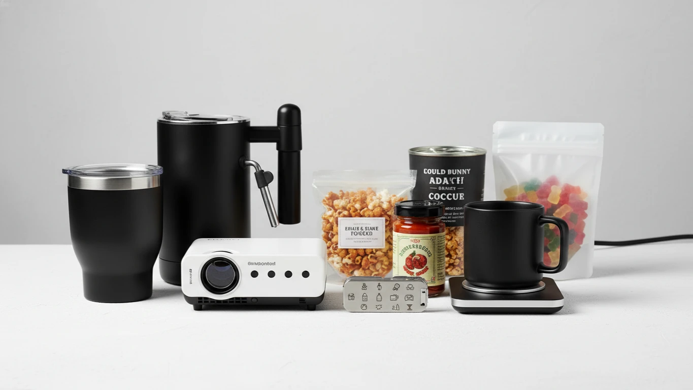 Kit Sobrevivência do Adulto Engraçado (Gourmet e Gadgets)