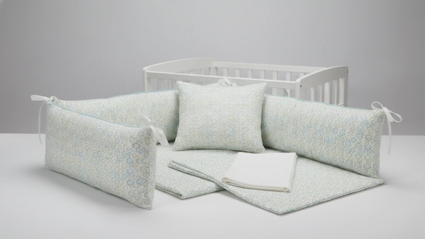 Kit com Protetores de Berço Coordenados e Seguros