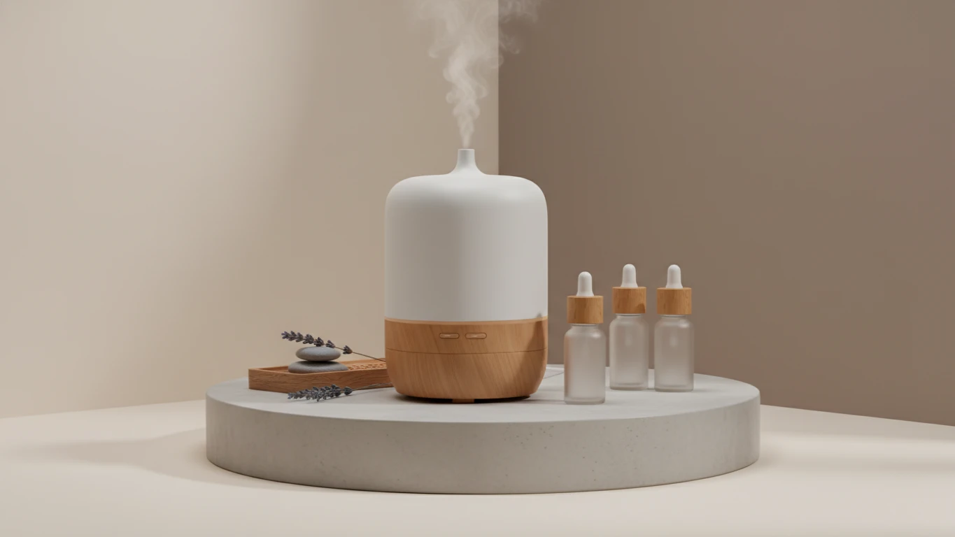 Kit de Aromaterapia com Difusor Essencial