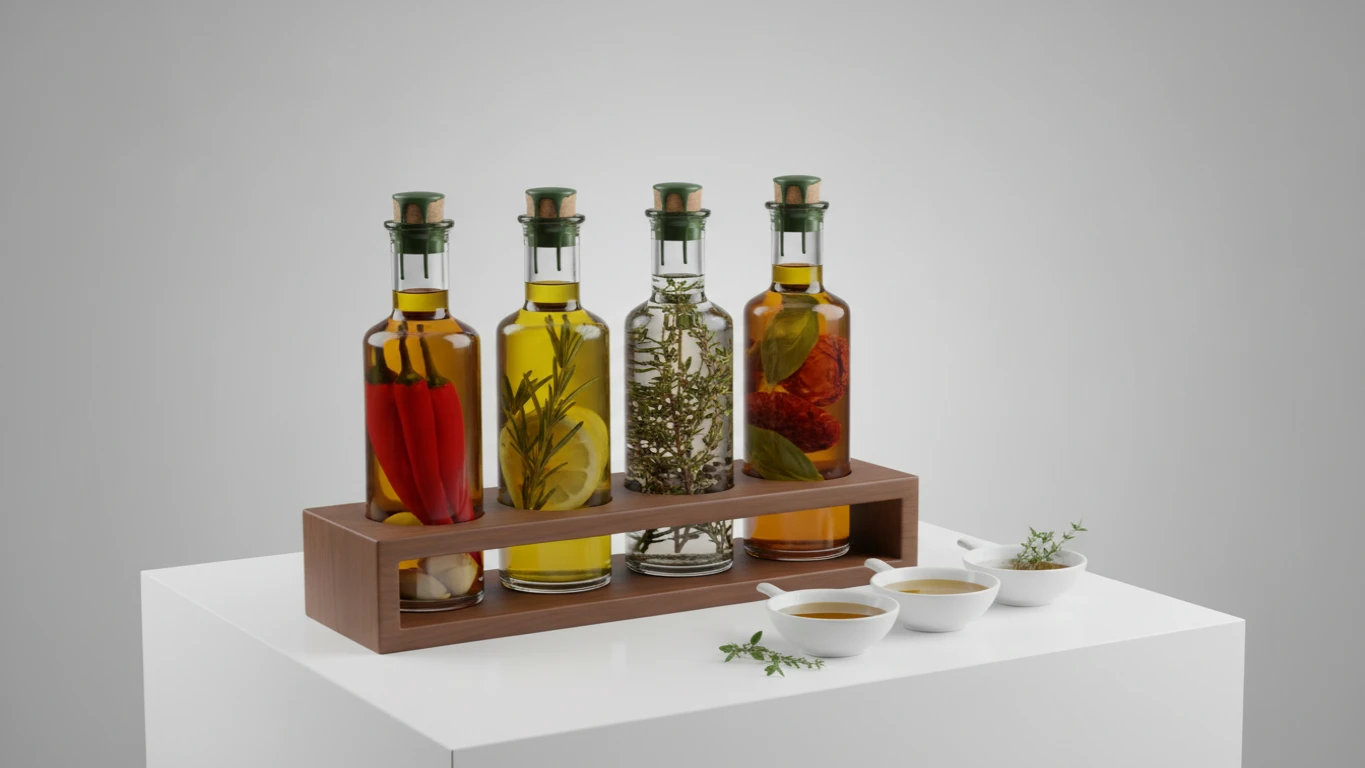 Kit de Azeites Aromatizados de Origem Premium