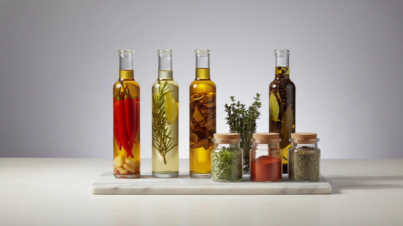 Kit de Azeites Aromatizados e Temperos Finos