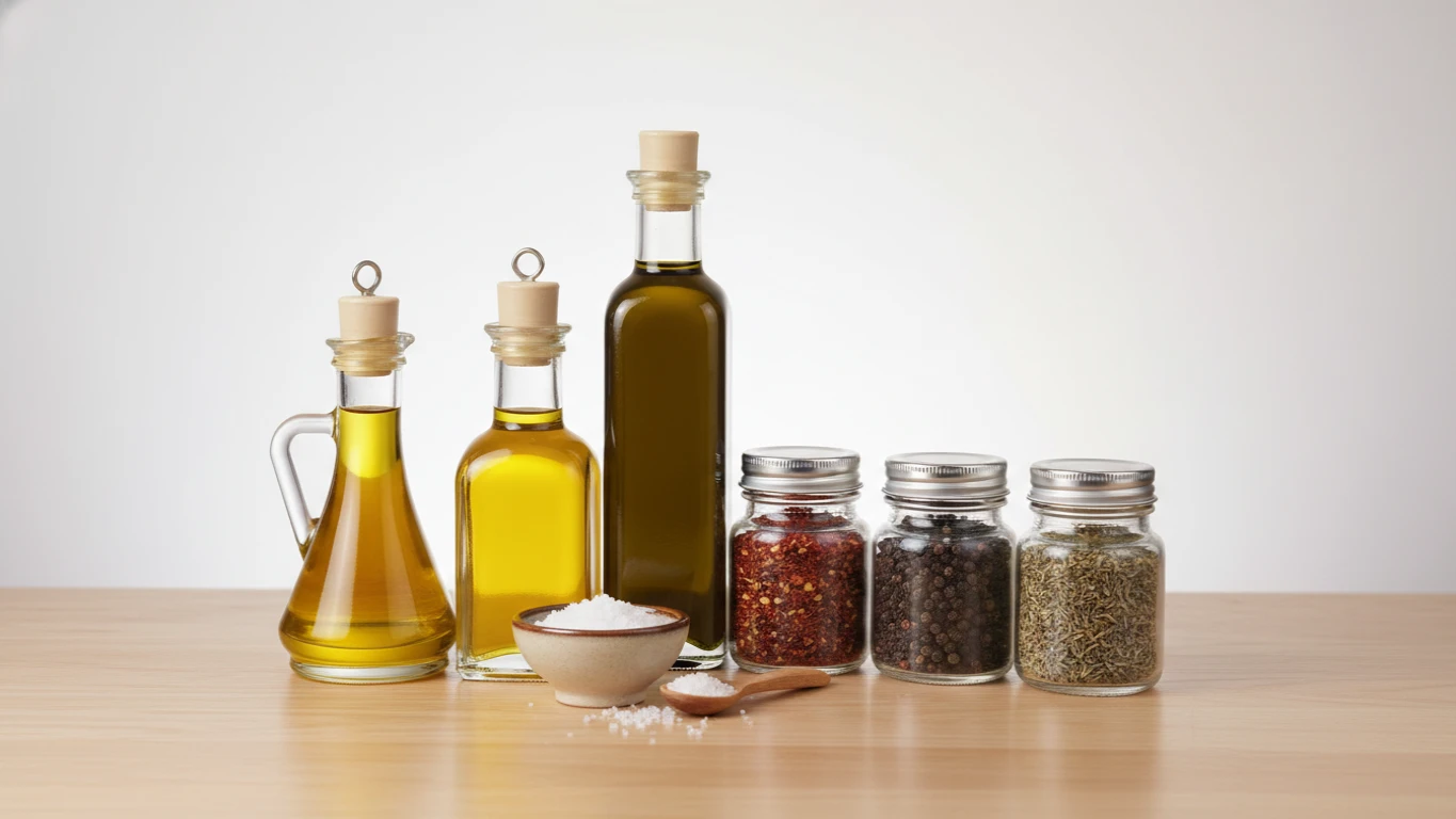 Kit de Azeites Gourmet e Temperos