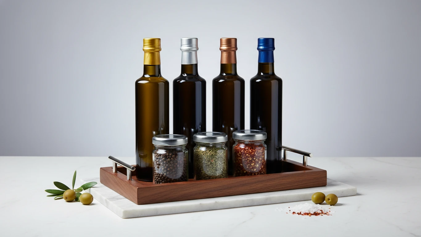 Kit de Azeites e Temperos Nobres