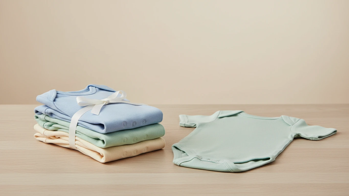 Kit de Bodies de Algodão Egípcio para Bebê