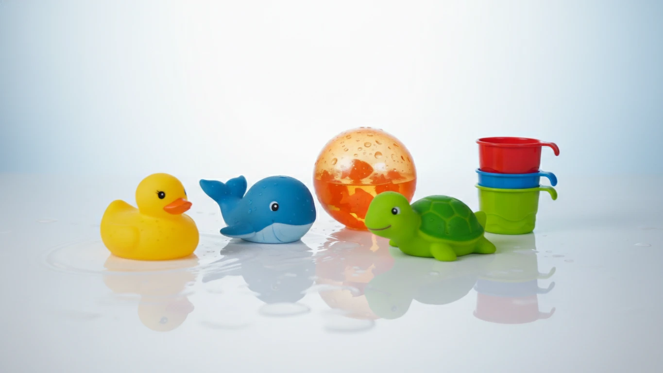 Kit de Brinquedos de Banho Flutuantes e Interativos