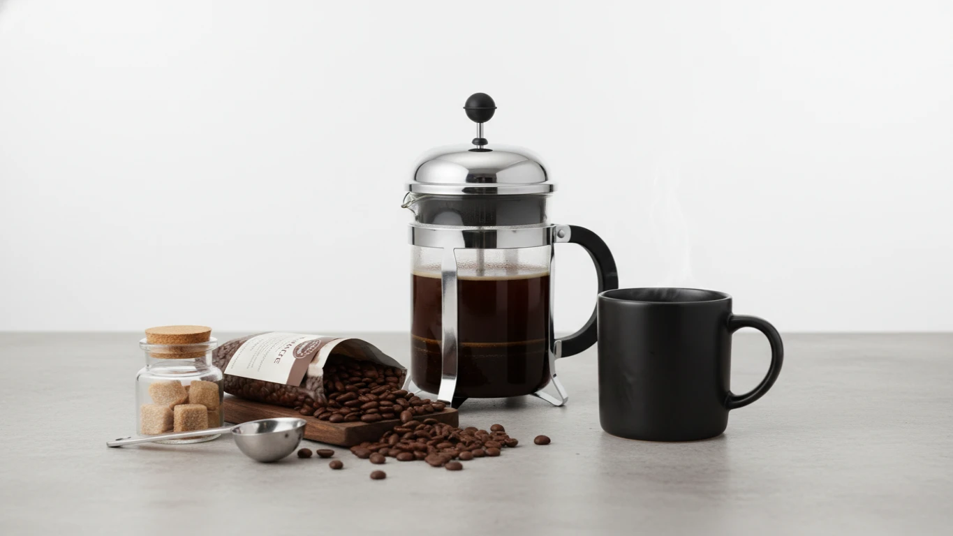 Kit de Café Gourmet com Prensa Francesa