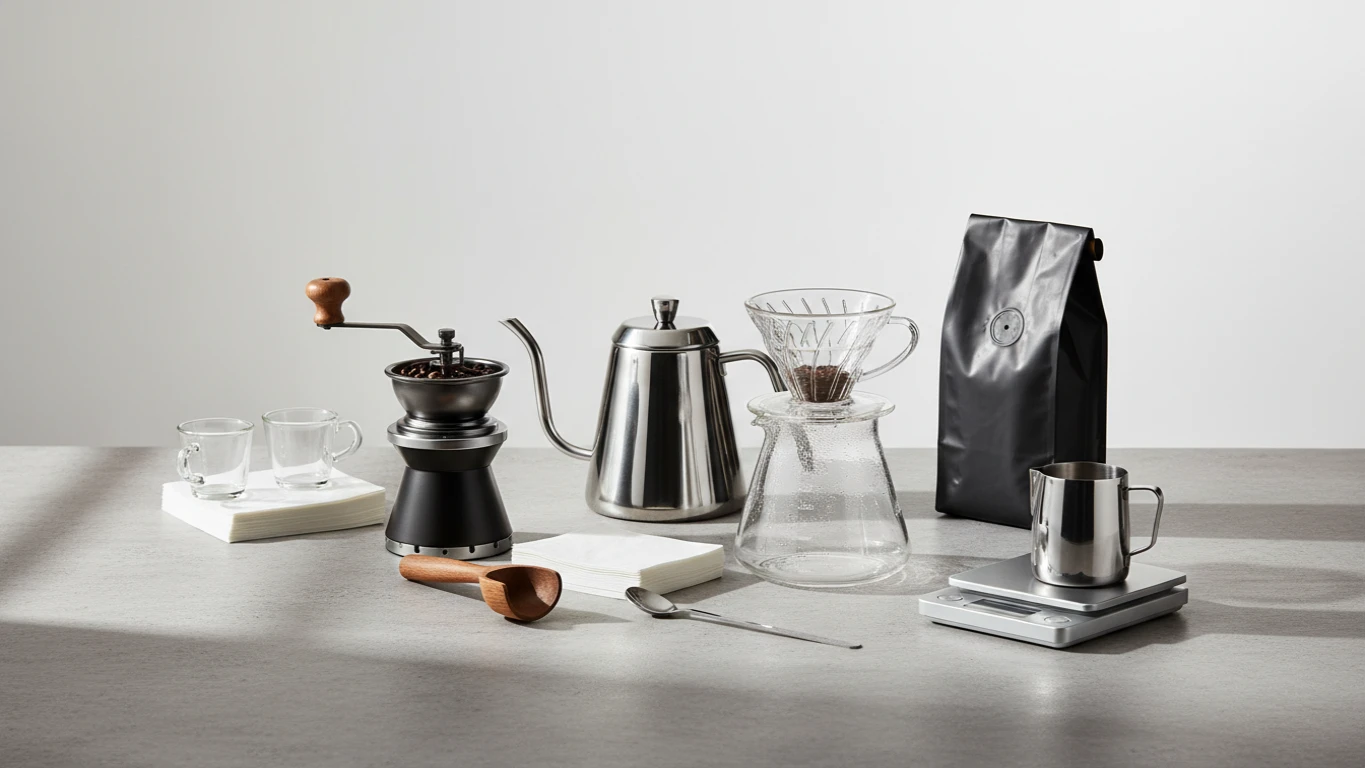 Kit de Café Gourmet para Extração Profissional