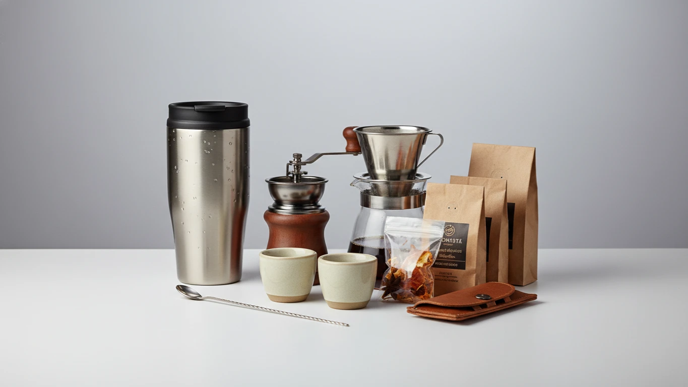 Kit de Café Gourmet para Viagem