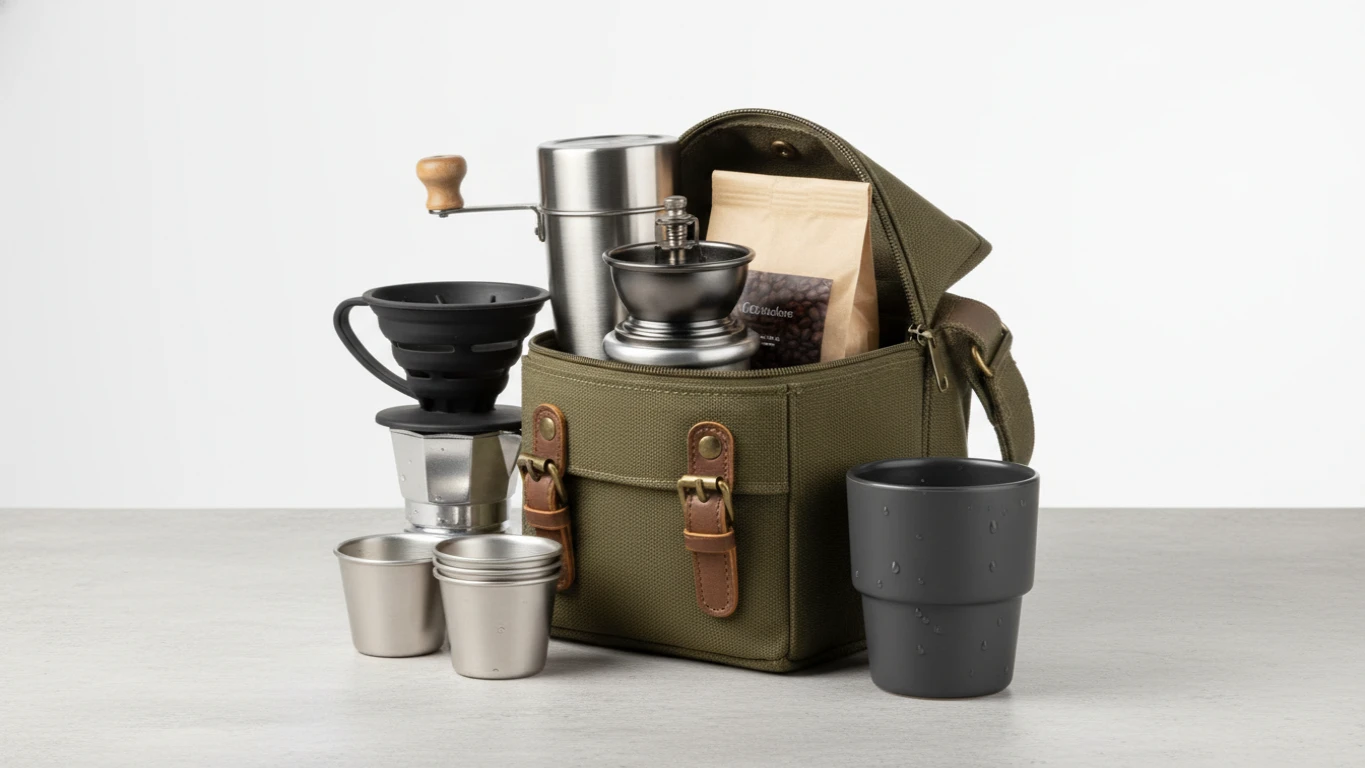 Kit de Café Portátil para Camping