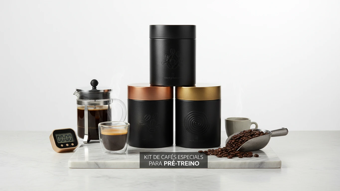 Kit de Cafés Especiais para Pré-Treino