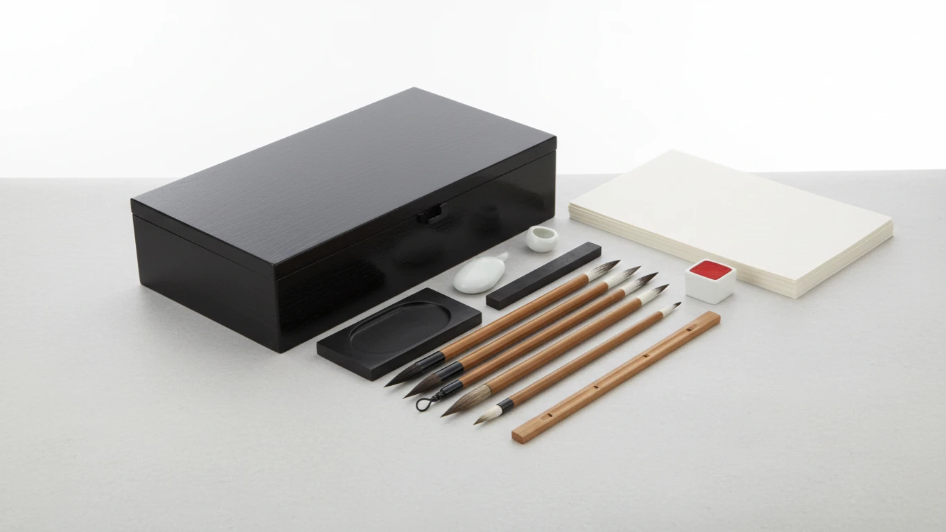 Kit de Caligrafia Japonesa (Shodo) para Iniciantes
