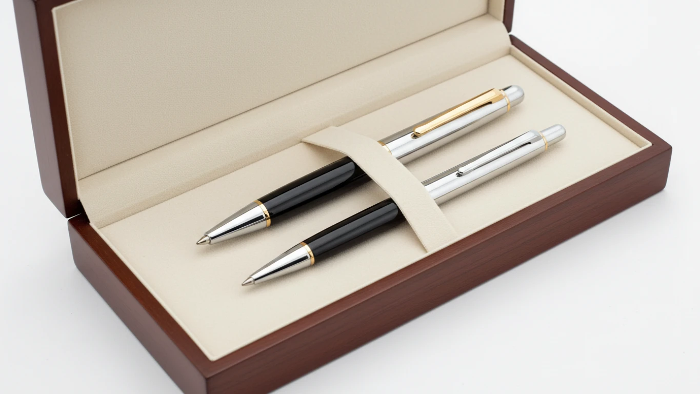 Kit de Caneta Executiva e Lapiseira de Luxo