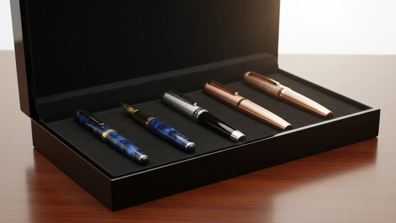 Kit de Canetas de Luxo com Escrita Suave
