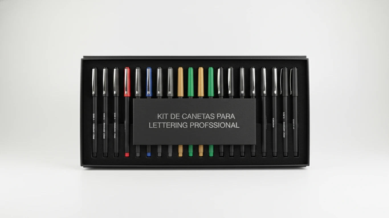 Kit de Canetas para Lettering Profissional