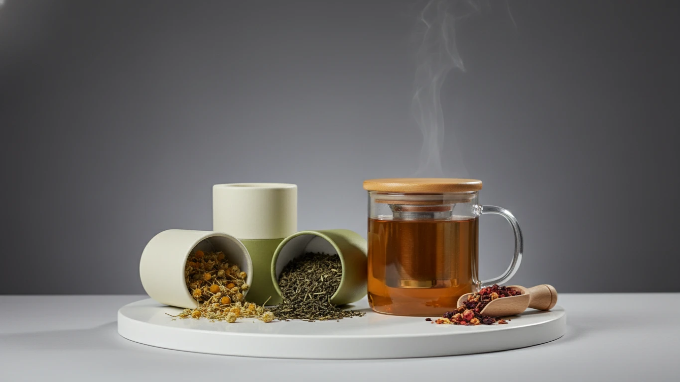 Kit de Chás Especiais com Caneca Infusora